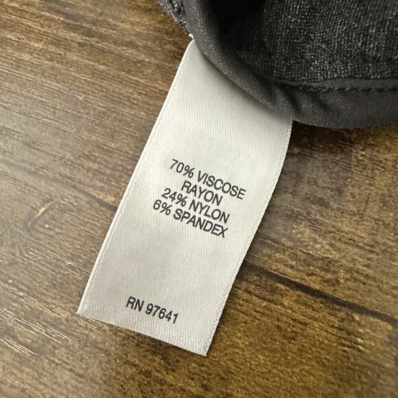 J Jill Ponte Knit Blazer Womens 2X Gray Open Front Stretch Pockets Business - Picture 6 of 10